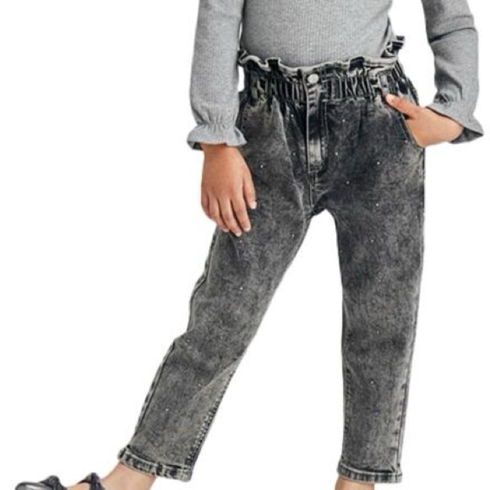 Size 2 Toddler Mayoral Charcoal Kids Jeans